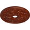 Ekena Millwork Jamie Ceiling Medallion (Fits Canopies up to 3 7/8"), 23 5/8"OD x 3 7/8"ID x 2 1/8"P, Firebrick CM23JAFIF - alternate 4